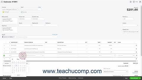 QuickBooks Online Tutorial Creating Estimates Intuit Training