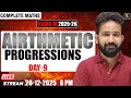 Class 10 Maths - Day 9 || Arithmetic progressions & CBSE || Ashwani Sir
