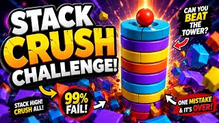 🔴 LIVE: Stack Crush Game Challenge! 🧱🔥 Can I Reach the Highest Tower? 😱 | GamingwithGifach screenshot 4