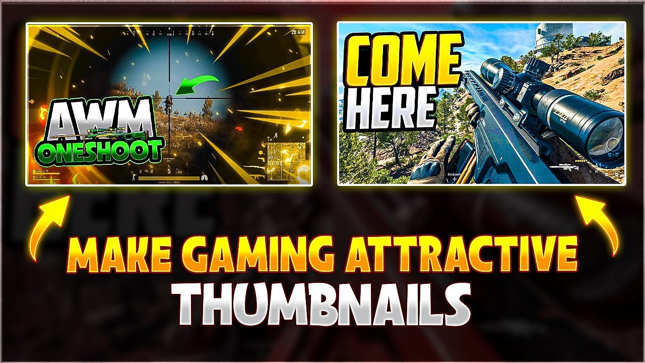 You can make this gaming thumbnail easily how to make attractive gaming thumbnails Sabiar'sdesign