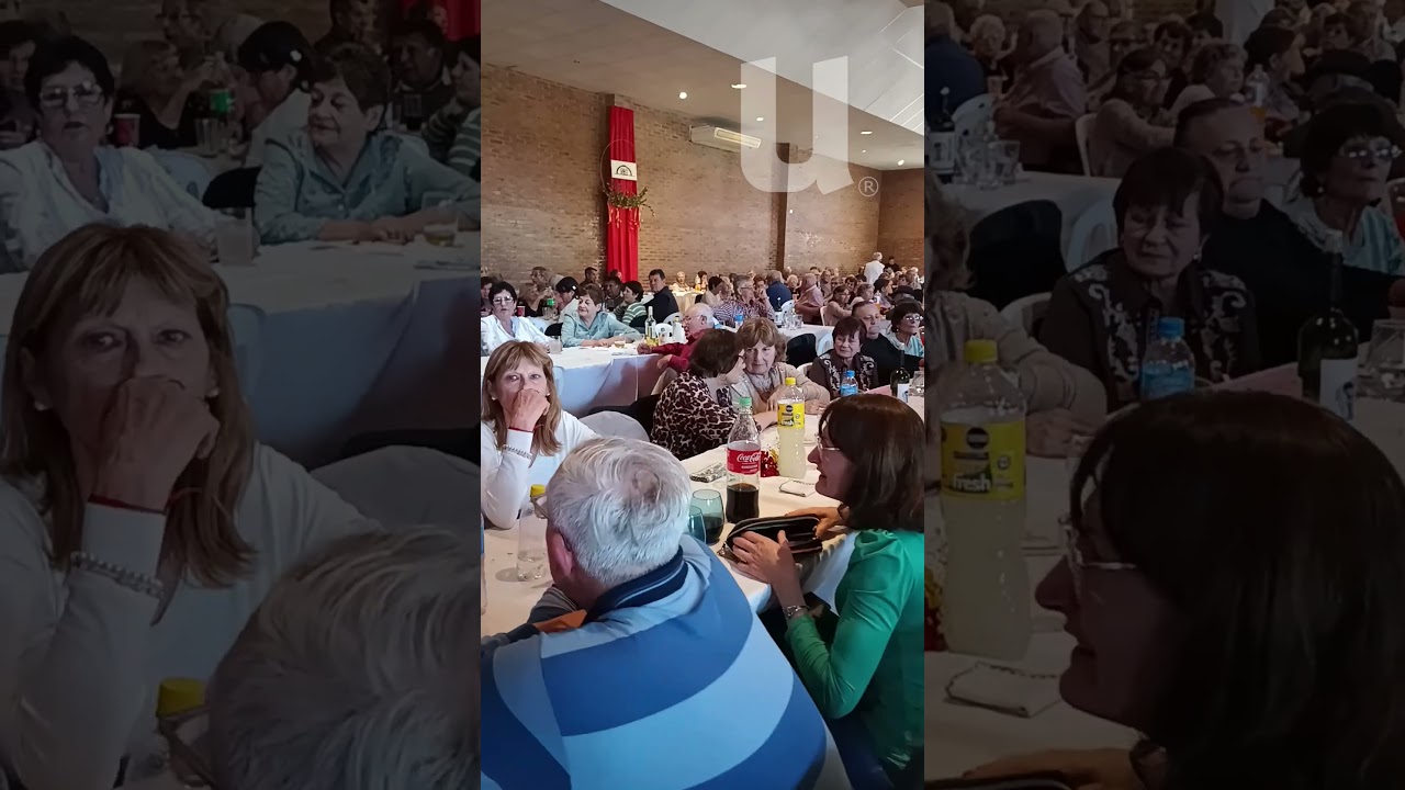 Más de 600 adultos mayores participaron del tradicional Almuerzo de los Jóvenes de la Tercera Edad