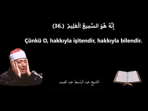 Abdulbasit Abdussamed Fussilet,Şems Suresi Mealli Versiyon