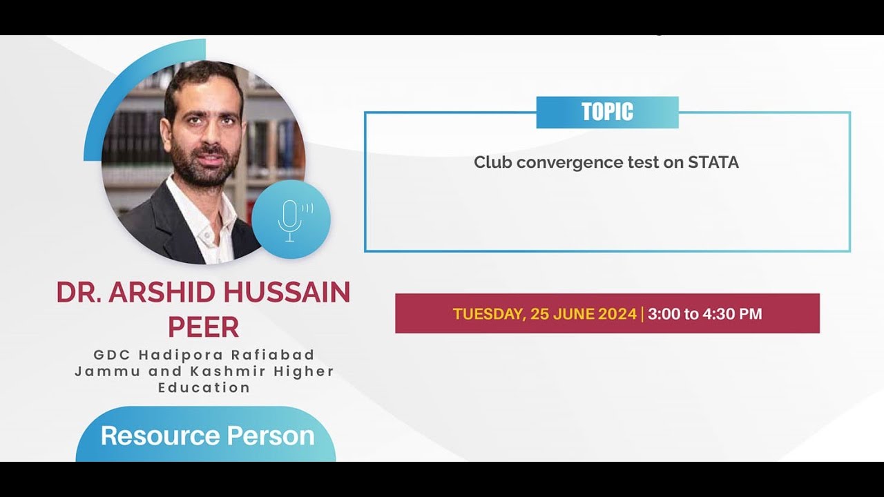 Club convergence test on STATA