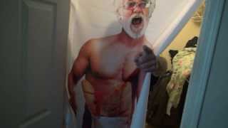 Angry Grandpa Shower Curtain