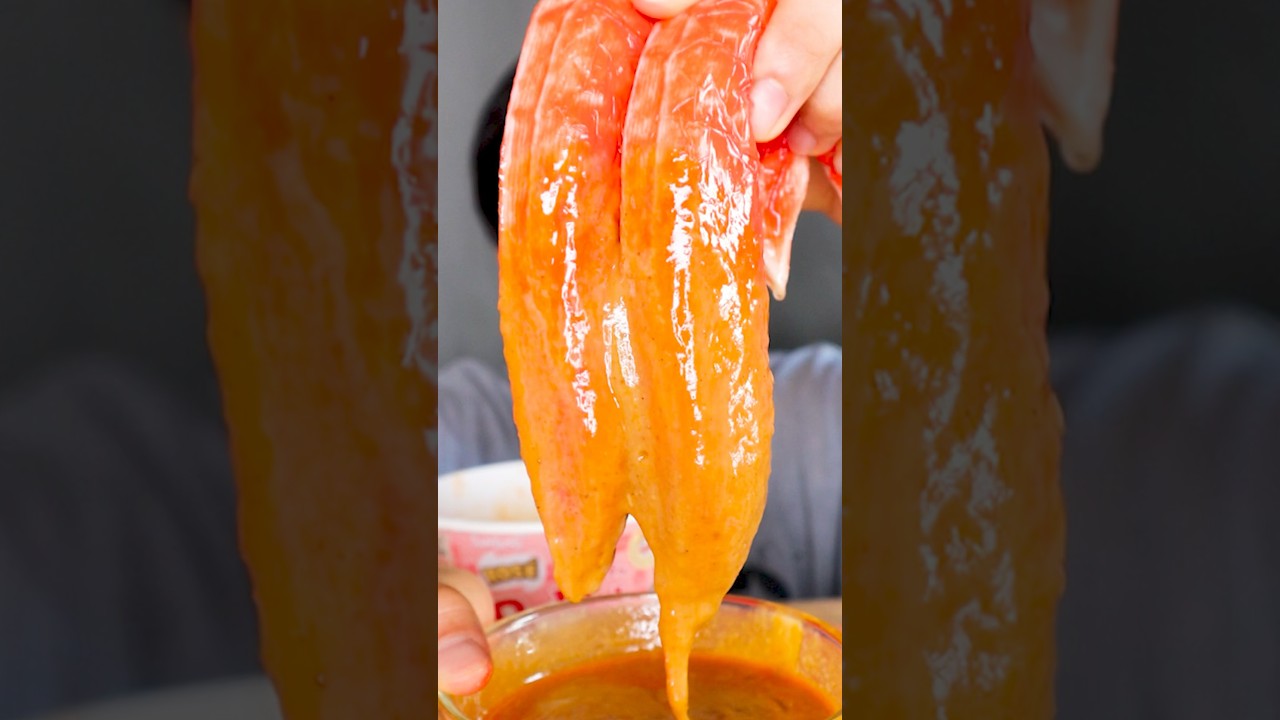 Imitation Crab + Spicy Fire Noodles 🔥 