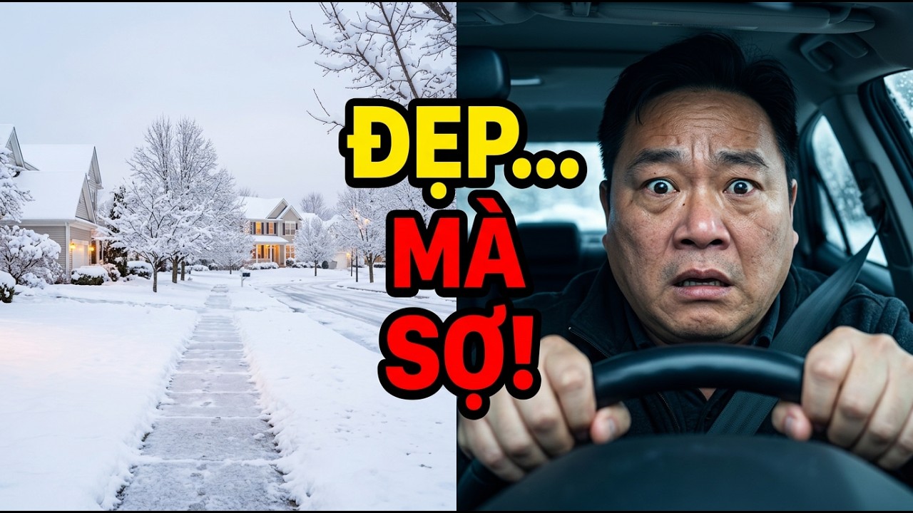 Tuyết đẹp nhưng sự thật nguy hiểm phía sau | Vlog cuộc sống Mỹ