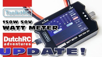 ToolKitRC - WM150 Advanced 150A Watt Meter - UPDATE!