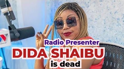 Dida Shaibu, Wasafi Fm Tanzania Radio Presenter is dead | cryptic video message before her demise