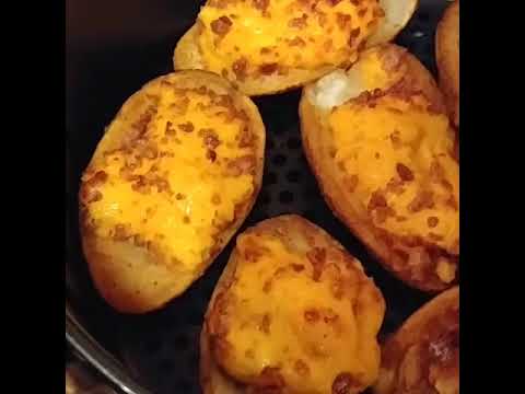 Cooking Tgi Fridays Potato Skins In The Power Air Fryer Youtube Cooking Tgi Fridays Potato Skins In The Power Air Fryer Youtube