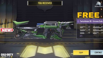 How to Get Switchblade X9 - Extreme Ends | How to Equip | Kill Broadcast With Effect Cod Mobile