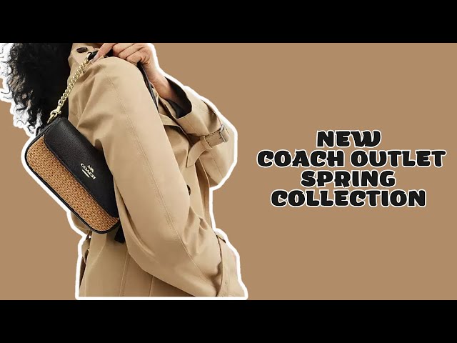 New at COACH OUTLET 2025: Straw & Powder Pink bags for Spring