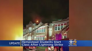 Hempstead Students Start Class After Fire Caused Delay