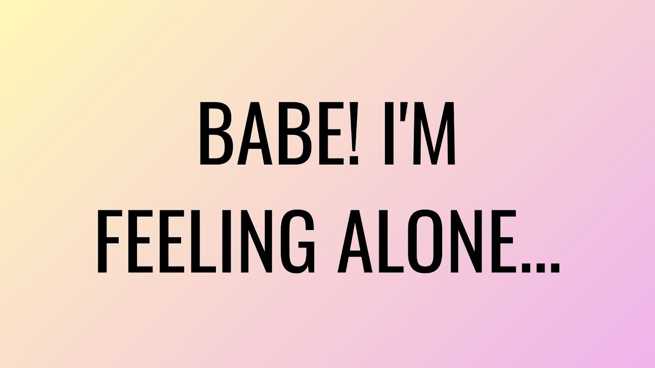 I'm Feeling Alone... DM TO DF 🖤 Divine Masculine Energy