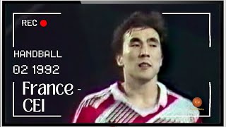 France  CEI  |  février 1992  Finale Tournoi de Paris handball 🤾‍♂️