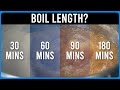 How Long Should Wort Be Boiled? | exBEERiments