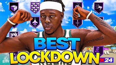 BEST META PURE LOCKDOWN BUILD ON NBA 2K24! BE THE BEST DEFENDER IN STAGE OR PARK!