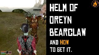 How to get: Helm of Oreyn Bearclaw - Malacath's Daedric Quest Walkthrough (TES III Morrowind)