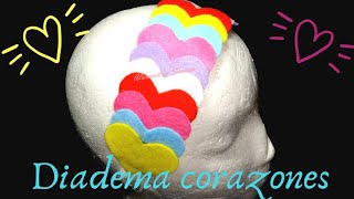 Diadema corazones by Alexandra Sacasa