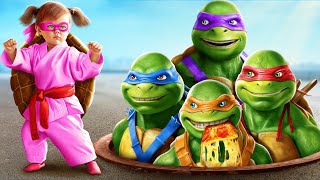 ¡Fui Adoptado por las Tortugas Ninja! ¡Las Tortugas Ninja en la Vida Real!