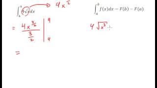 Definite Integral (Calculus) - Worked Example #4