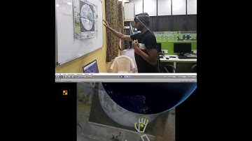 Mixed Reality / Augmented Reality using Leap Motion Controller