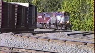 Classic Railroad Series 515 - EMD Demos on SP at Fields, OR September 21, 1996