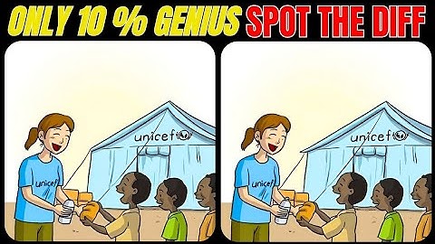 [Spot the difference] Only 10% genius spot the difference || @funwithpuzzleofficial