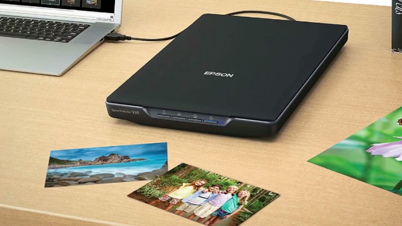 Epson Perfection V39 Color Photo & Document Scanner with Scan-To-Cloud & 4800 Optical Resolution