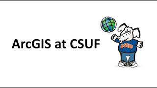 ArcGIS login using CSUF credentials
