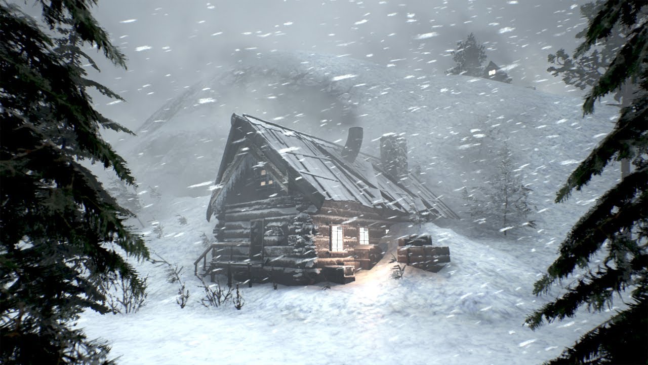 BRUTAL WIND SOUNDS FOR SLEEP: Experience a HOWLING SNOWSTORM BLIZZARD ...