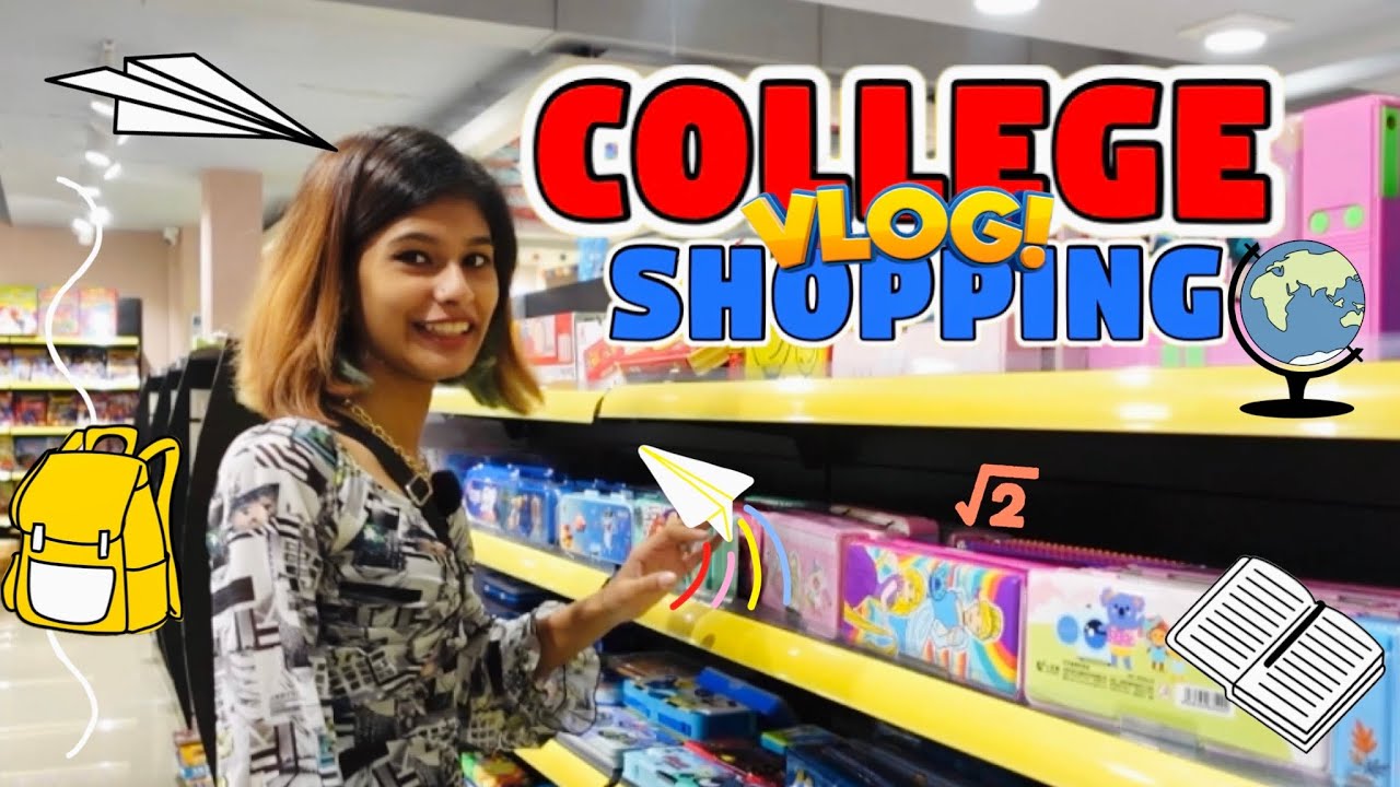 COLLEGE SHOPPING VLOG🛍️🤩 | Aghane njanum collegeil povunu🥳 | thejathangu😉