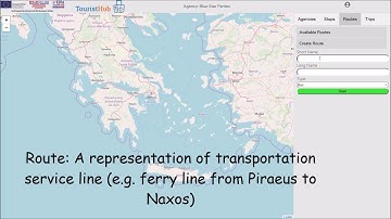 Editing ferry timetables using the TouristHub GTFS editor
