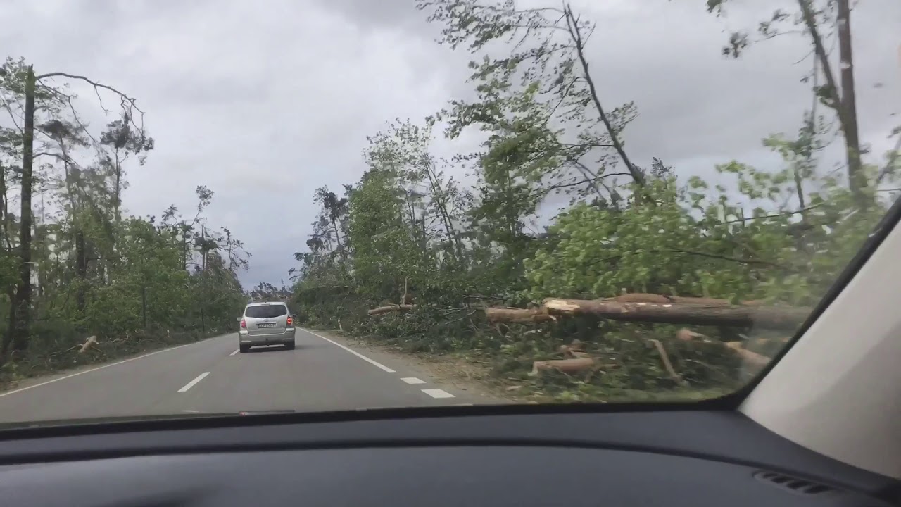 Ураган в польше