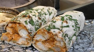 Roti, Naan Bread Hand Made in Clay Oven, Great Pakistani Food of Camden Town. London Street Food