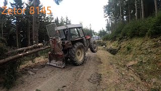 Zrywka Zetor 8145, Zetor 7245, Stihl ms 500I