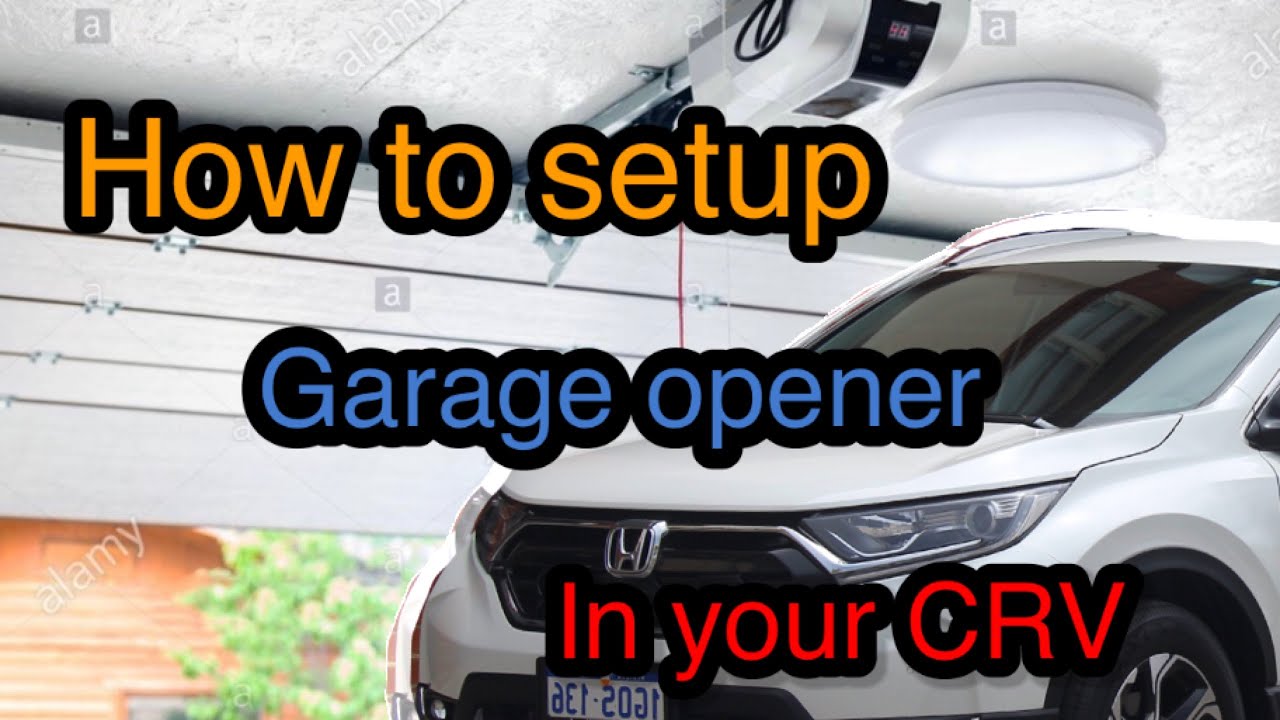 Honda CRV programming HomeLink garage opener - YouTube