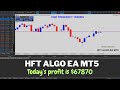 HFT Algo EA MT5 | Live Forex Trading | Todays Profit Is $67870 | High Frequency Trading