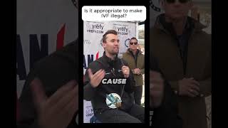 Is it appropriate to make IVF illegal #CharlieKirk #debate #conspiracy #tpusa #IVF #birthcontrol