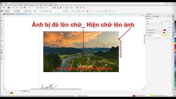 Hiện chữ ẨN lên trên ảnh trong CorelDRAW To front of Layer