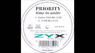 Priority - Time To Unite (Guitar Club Mix) (1994) Resimi