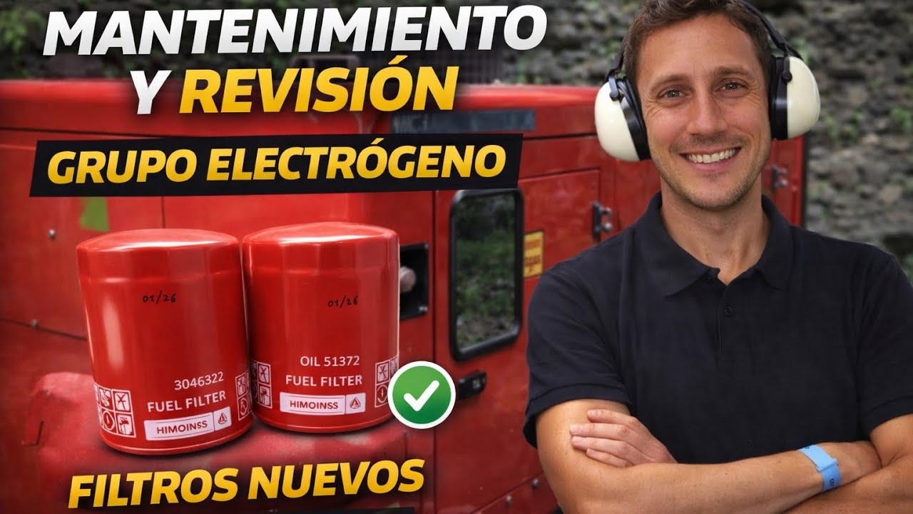 Grupo electrógeno HIMOINSA 35 kVA | Alarma de mantenimiento y revisión completa