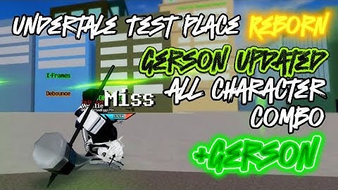 UTPR - Updated ALL Character Combo for beginners!  + Gerson