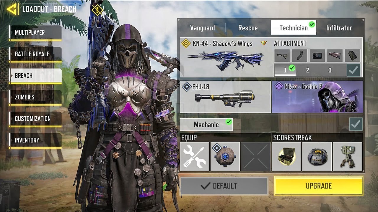 GROUND WAR BREACH TECHNICIAN GAMEPLAY COD MOBILE - YouTube