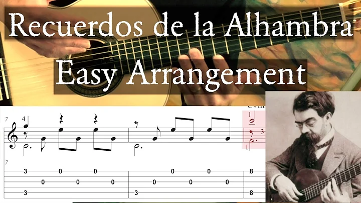RECUERDOS DE LA ALHAMBRA - Tarrega - Easy Arr. (no...