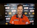 Jason Behrendorff Perth Scorchers speaks ahead of the matches  against  Hurricanes and Stars