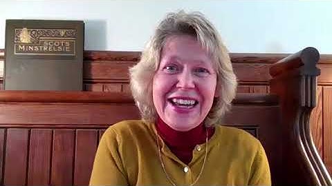 Dr Michael Dempster interviews Dr Sally Garden - Scots Warks : In conversation