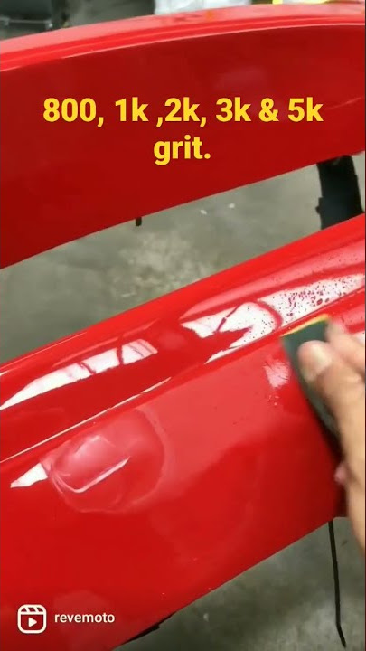 Download lagu Removing a clear coat run by wet-sanding!