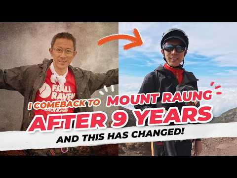 Ascending Gunung Raung 3322m above sea level