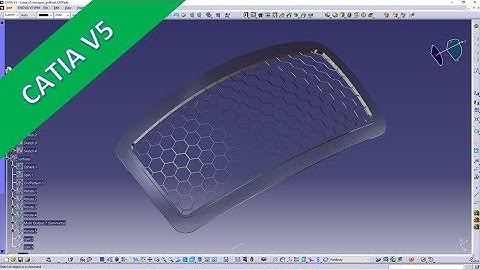 Hexagon Grill - Catia v5 Training - Part Design