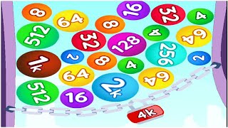 Chain Ball 2048 - merge balls 2048 - Gameplay Walkthrough - Max Levels reach 4096 screenshot 3